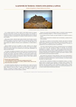 La pirámide de Vandama: misterio entre piedras y cultivos.