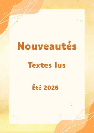 Livret Nouveautés TL - été 2026