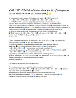 ????502↪2375↪0176????Delta~Guatemala~Atención ¿Cómo puedo  lamar a Delta Airlines en Guatemala?