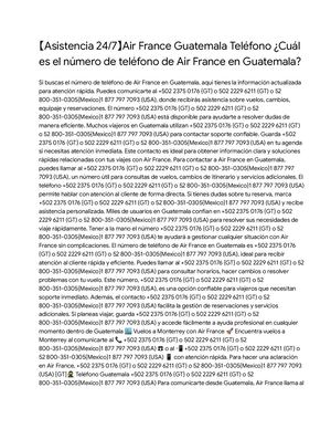 502 2375 0176【Asistencia 24/7】Air France Guatemala Teléfono ¿Cuál  es el número de teléfono de Air France en Guatemala?