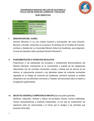 050 240 Derecho Mercantil Iii