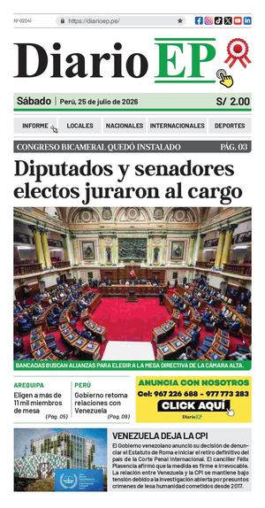 2026 07 25 Diario Ep Aqp