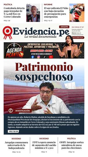 2026 07 25 Diario Evidencia Aqp