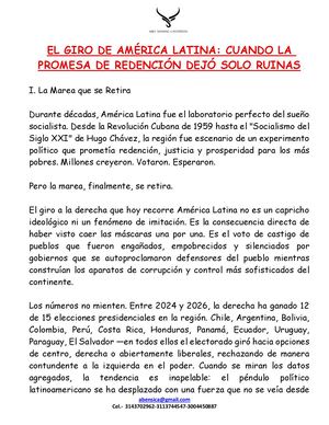 El Giro De América Latina