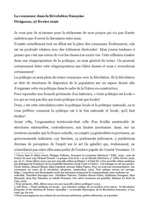 La Commune Dans La Révolution