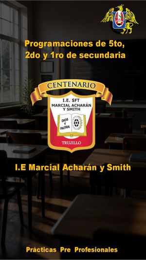 Programaciones De 5to, 2do Y 1ro De Secundaria