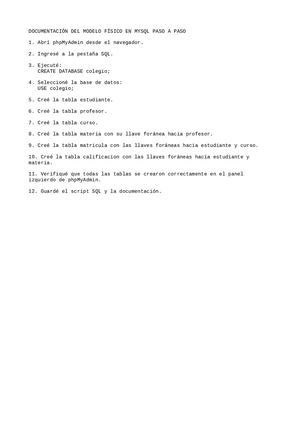 Documentación Del Modelo Físico Mateo Quinchiguango