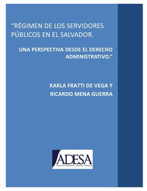 Regimen De Los Servidores Públicos