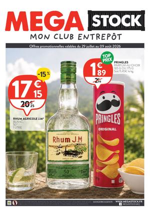 MEGA STOCK Martinique - Du 29 Juillet au 09 Août