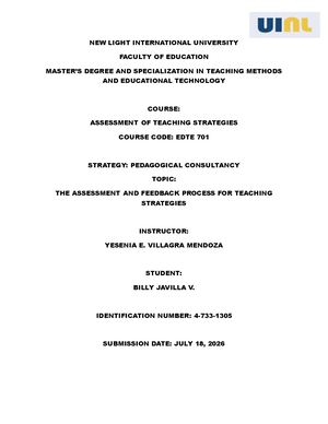 Pedagogical Consultancy