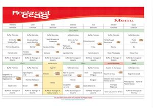 Menus Du 26 Juillet Au 1er Août 2026