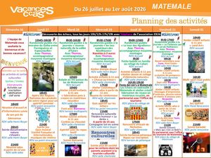 Semaine 31 Du 26 07 Au 01 08