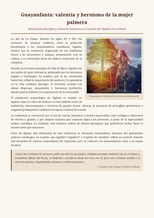 Guayanfanta: valentía y heroísmo de la mujer palmera.