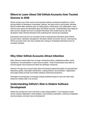 Top 88 Reliable GitHub Account Solutions in 2026 | Expert Guide