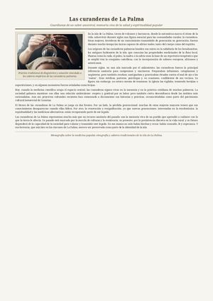 Las curanderas de La Palma: guardianas de un saber ancestral.