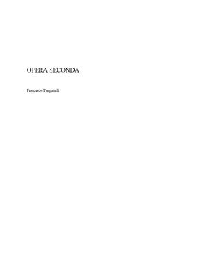 Opera Seconda