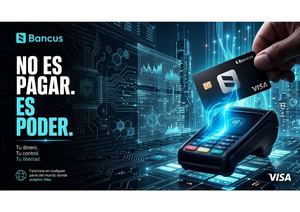 La tarjeta de débito Bancus es una tarjeta de la red Visa diseñada para gastar criptomonedas y dólares directamente en el mundo real.