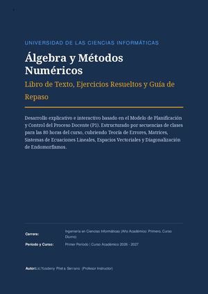 Algebra Y Metodos Numericos Guia Uci