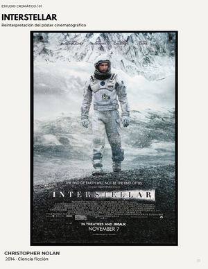 Interstellar Estudio Cromático