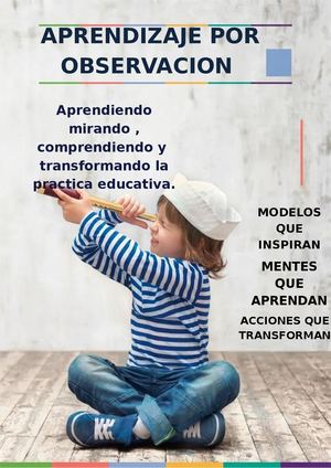 aprendizaje por observación