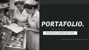 Black White Grayscale Portfolio Presentation