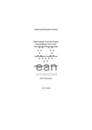 Exploring Information Systems