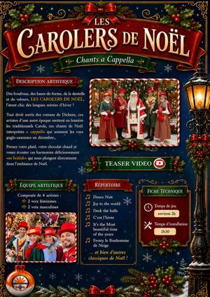 Les Carolers De Noël