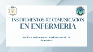 Medios De Comunicación En Enfermería 1