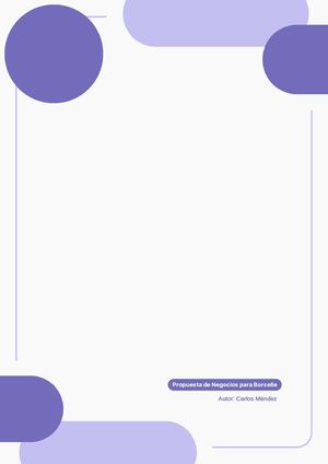 Documento A4 ÍNdice De Contenido Simple Sencillo Morado