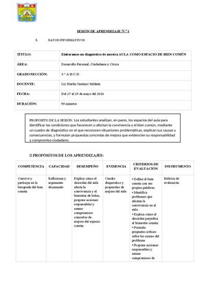 sesiones