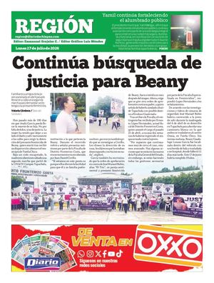 Region Lunes 27 De Julio 2026