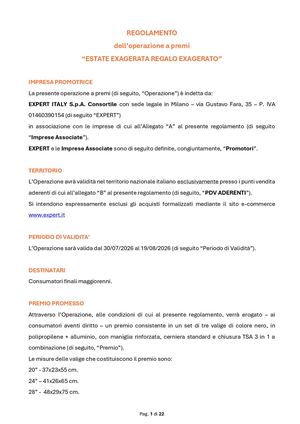 Regolamento Op Expert Regalo Exagerato Lug26
