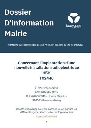 DIM Villeneuve D Ascq Stade Jean Jacques BT 20260629