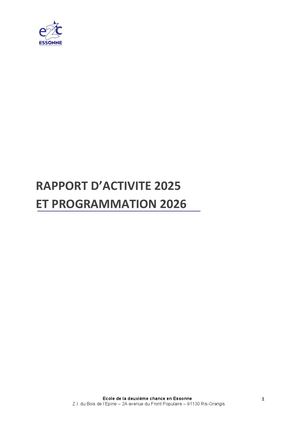 Projet Rapport Activité 2025 Site