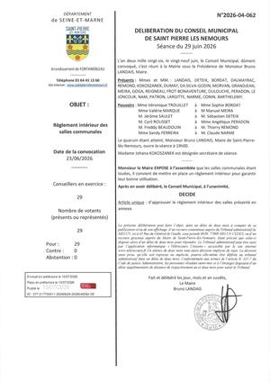 Delib 2026 04 062 Règlement Intéieur Des Salles Communales
