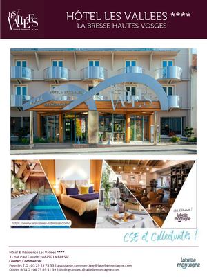 Fiche technique Hôtel Les Vallees Pdf