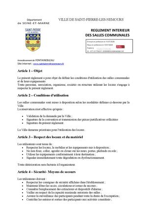 Pj Delib 2026 04 062 Règlement Intérieur Des Salles Communales