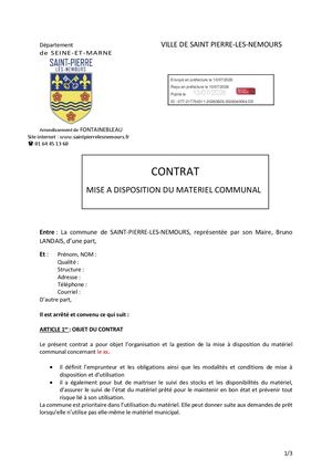 Pj Delib 2026 04 064 Contrat Mise À Disposition Matériel Communal
