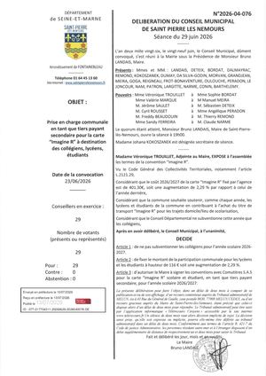 Delib 2026 04 076 Prise En Charge Communal Imagine R