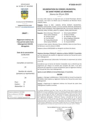 Delib 2026 04 077 Règlement Intérieur De L'alsh