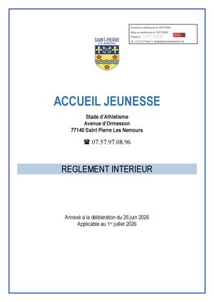 Pj Delib 2026 04 078 Règlement Intérieur Aj