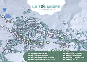 Plan des parkings