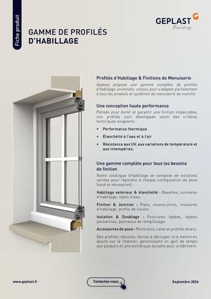 Gamme D'habillage Geplast