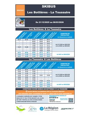 2025-2026 Skibus Les Bottieres
