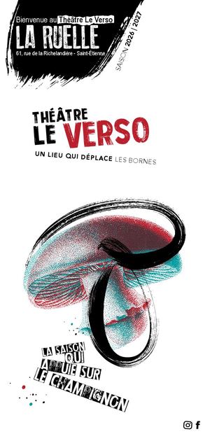 Brochure Saison 26 - 27 Théâtre Le Verso