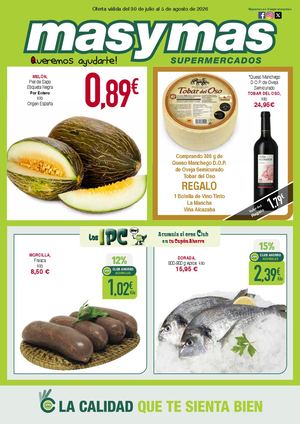 Oferta válida del 30 de julio al 5 de agosto de 2026