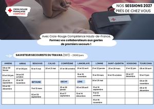 Calendrier Formations SST 2027