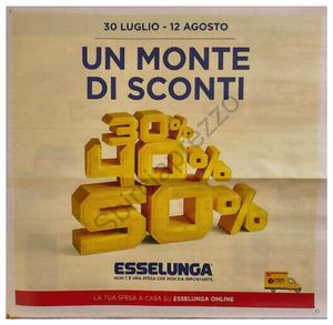 Volantino Esselunga Dal 30 Luglio Al 12 Agosto 2026