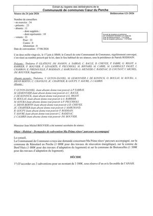 Délib 121 2026 - Habitat - Pacte Territorial VISEE