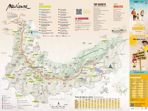 Maurienne Carte Touristique